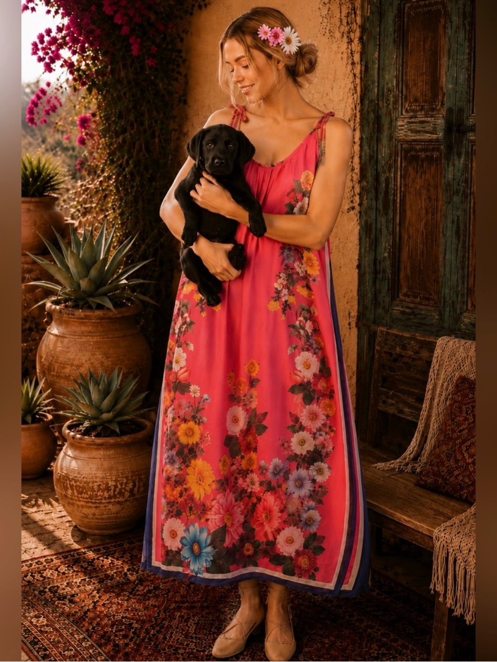 ❤️‍🔥 Aratta L Floral Garden Dress A-40 to A-43